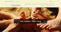 Desktop Screenshot of pedicurepraktijkhelmond.nl