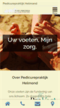 Mobile Screenshot of pedicurepraktijkhelmond.nl