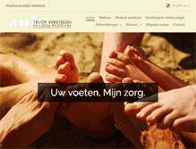 Tablet Screenshot of pedicurepraktijkhelmond.nl